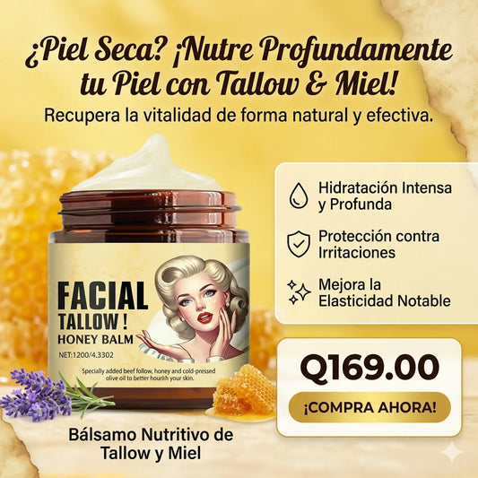 Bálsamo Nutritivo de Tallow y Miel